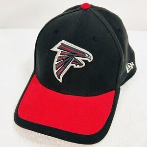 New Era Atlanta Falcons 2-Tone Team 39THIRTY Stretch Flex Hat Cap M/L Black NFL